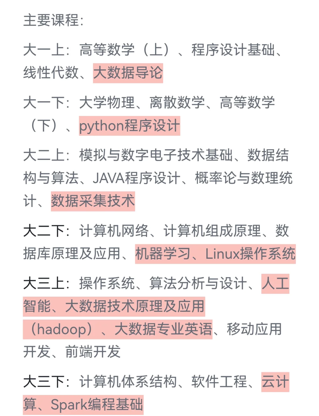 大数据管理与应用	，和数据科学专业的区别_大数据管理与应用属于管理科学与工程类