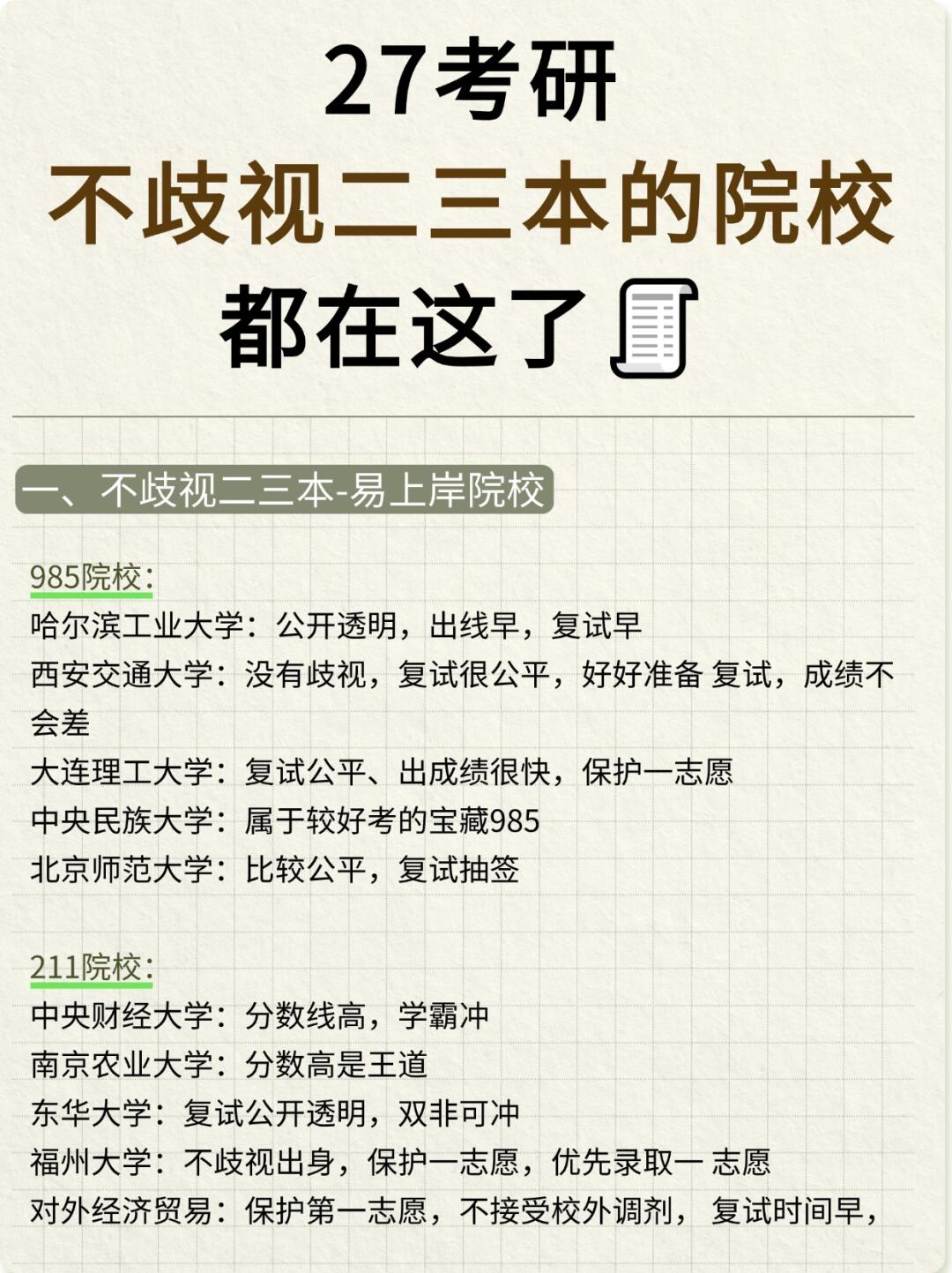 打算未来考研，本科院校挑选侧重点_考研对本科专业有要求吗